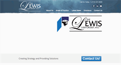 Desktop Screenshot of lewislawonline.com